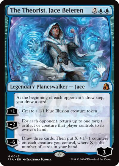 The Theorist, Jace Beleren (Promo Pack) PFRA 43p Magic card