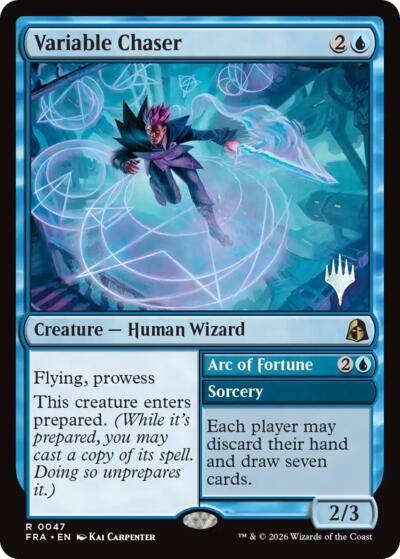 Variable Chaser (Promo Pack) from PFRA #47p, Magic: The Gathering card