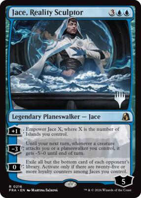 Jace, Reality Sculptor #216 – Promo Pack: Reality Fracture (Rare)