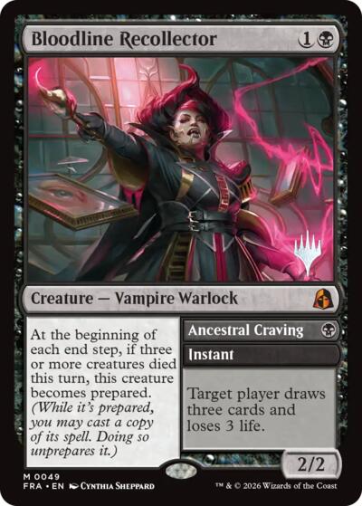 Bloodline Recollector (Promo Pack) from PFRA #49p, Magic: The Gathering card