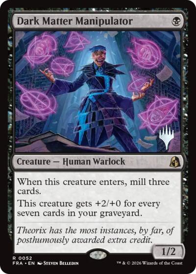 Dark Matter Manipulator (Promo Pack) from PFRA #52p, Magic: The Gathering card