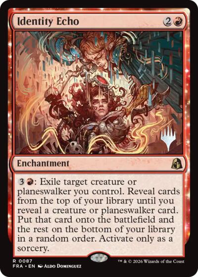 Identity Echo (Promo Pack) from PFRA #87p, Magic: The Gathering card
