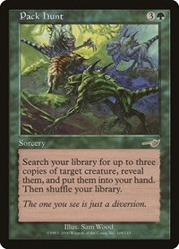 Pack Hunt - Nemesis - Magic: The Gathering card