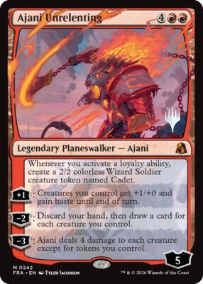 Ajani Unrelenting #242 – Promo Pack: Reality Fracture (Mythic)