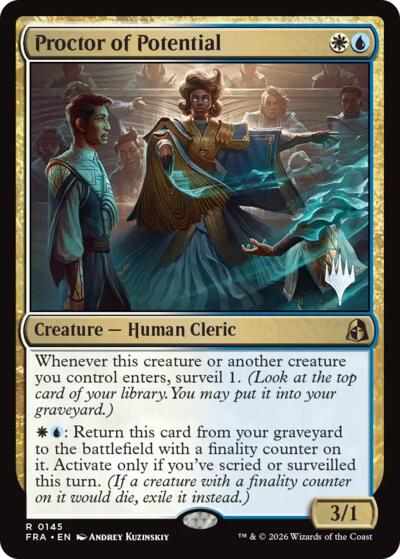Proctor of Potential (Promo Pack) from PFRA #145p, Magic: The Gathering card
