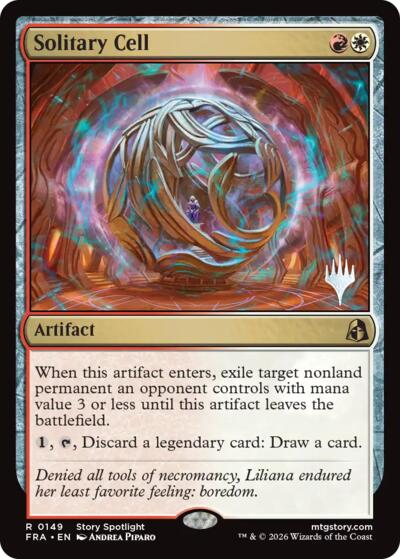 Solitary Cell (Promo Pack) from PFRA #149p, Magic: The Gathering card