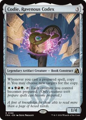 Codie, Ravenous Codex 168 — Promo Pack: Reality Fracture