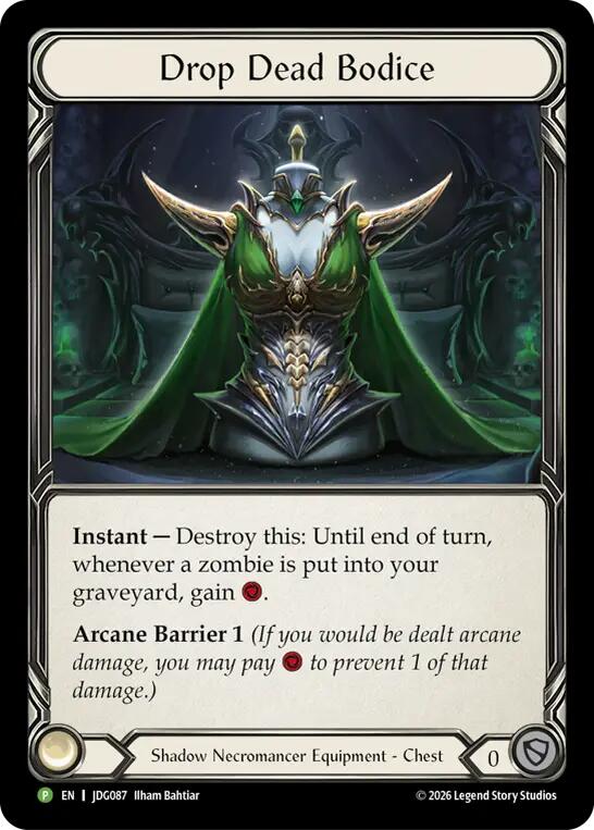 Drop Dead Bodice - JDG087 JDG087/1230 (PR) — Flesh and Blood: Promo Cards