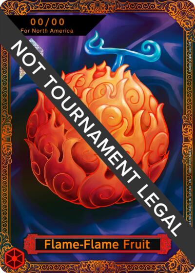 Flame-Flame Fruit Trophy Card (Flame-Flame Fruit Coliseum)  One Piece card
