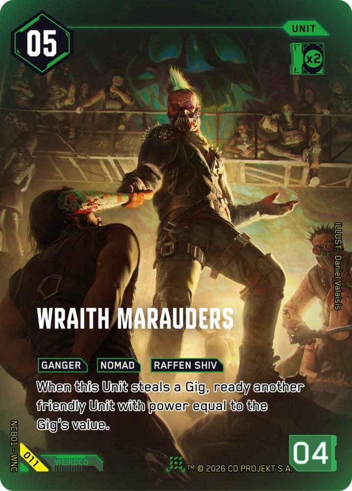Wraith Marauders (Night City Brawl Season 1) — Cyberpunk TCG card
