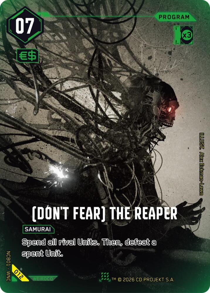 (Don't Fear) The Reaper (Night City Brawl Season 1) — Cyberpunk TCG card
