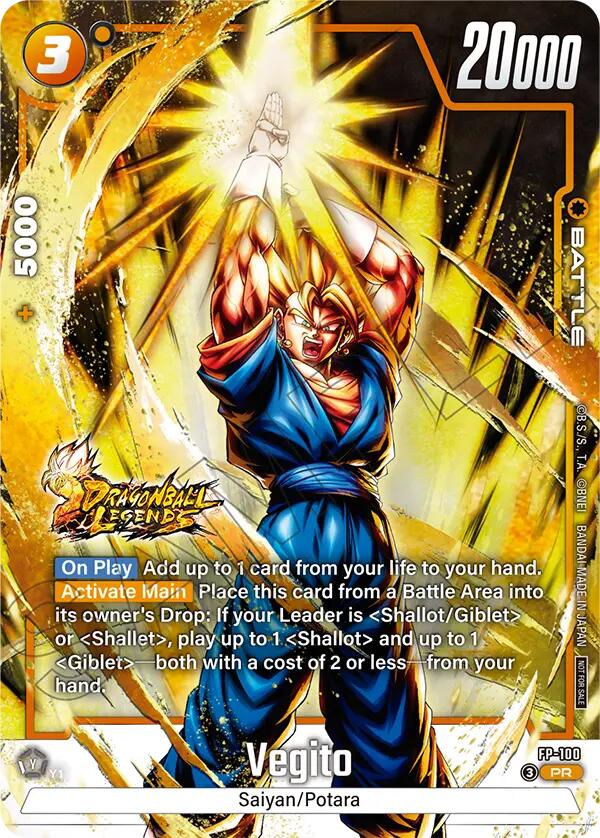 Vegito - FP-100 (Tournament Pack 12) #FP-100 — Tournament and Championship Promos