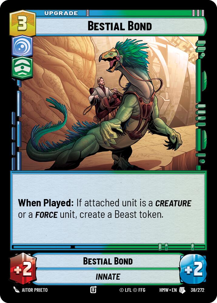 Bestial Bond – Homeworlds #38/272 Star Wars: Unlimited card
