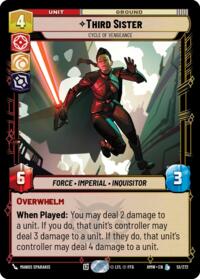 Third Sister Cycle of Vengeance 51/272 carta