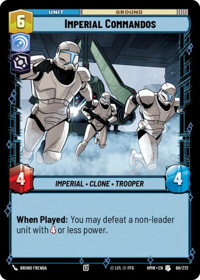 Imperial Commandos – Homeworlds #68/272 Star Wars: Unlimited card