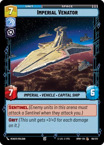 Imperial Venator – Homeworlds #69/272 Star Wars: Unlimited card