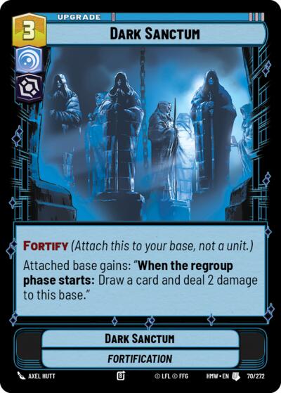 Dark Sanctum – Homeworlds #70/272 Star Wars: Unlimited card