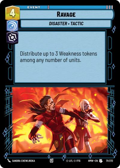 Ravage – Homeworlds #71/272 Star Wars: Unlimited card