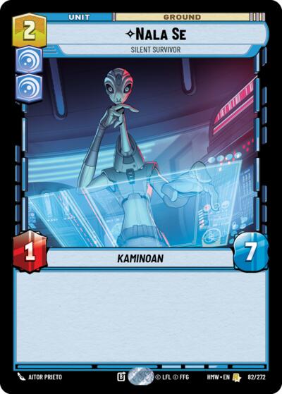 Nala Se - Silent Survivor – Homeworlds #82/272 Star Wars: Unlimited card