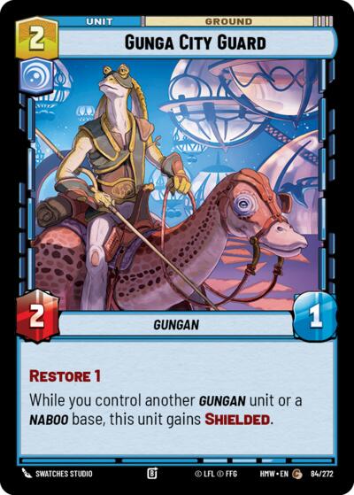 Gunga City Guard – Homeworlds #84/272 Star Wars: Unlimited card