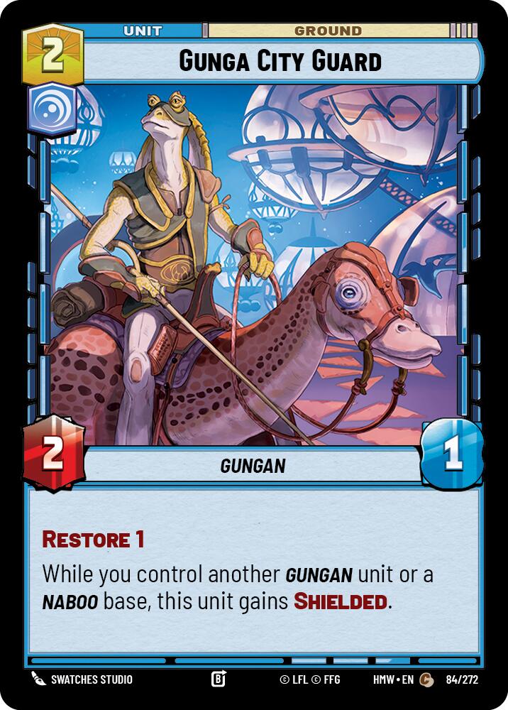 Gunga City Guard – Homeworlds #84/272 Star Wars: Unlimited card