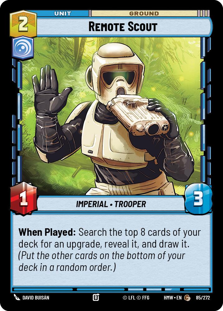 Remote Scout – Homeworlds #85/272 Star Wars: Unlimited card