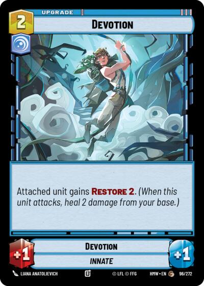Devotion – Homeworlds #96/272 Star Wars: Unlimited card