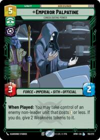 Emperor Palpatine - Consolidating Power