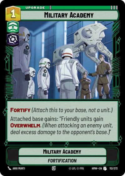 Military Academy – Homeworlds #112/272 Star Wars: Unlimited card