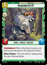 Hijacked AT-ST, $2.85