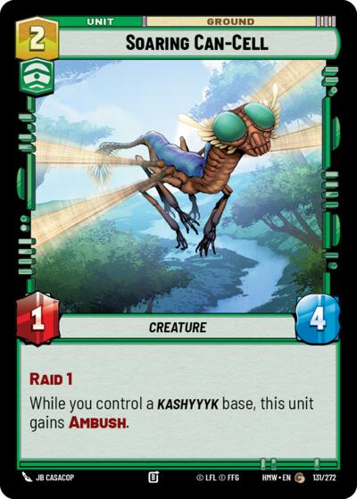 Soaring Can-Cell – Homeworlds #131/272 Star Wars: Unlimited card