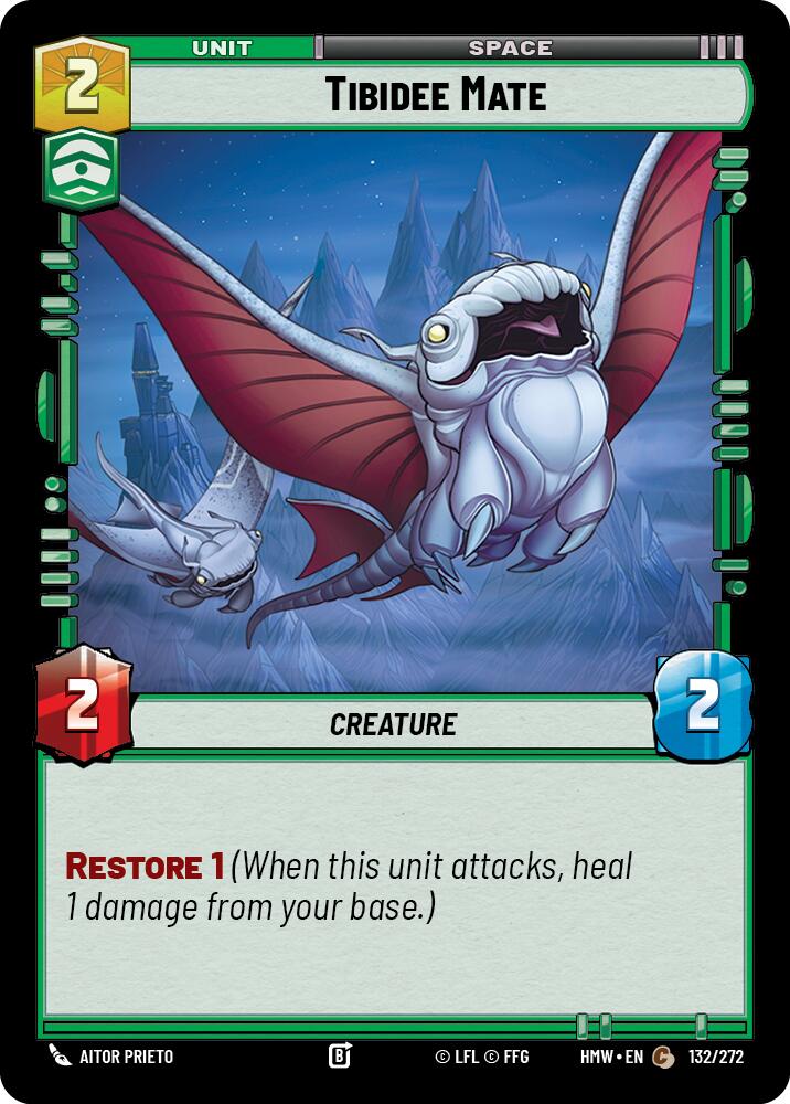Tibidee Mate – Homeworlds #132/272 Star Wars: Unlimited card