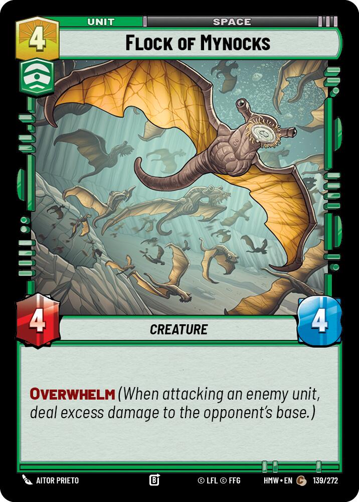Flock of Mynocks – Homeworlds #139/272 Star Wars: Unlimited card