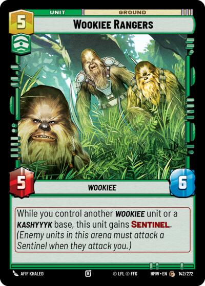 Wookiee Rangers – Homeworlds #142/272 Star Wars: Unlimited card