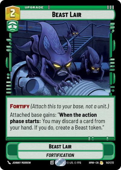 Beast Lair – Homeworlds #147/272 Star Wars: Unlimited card