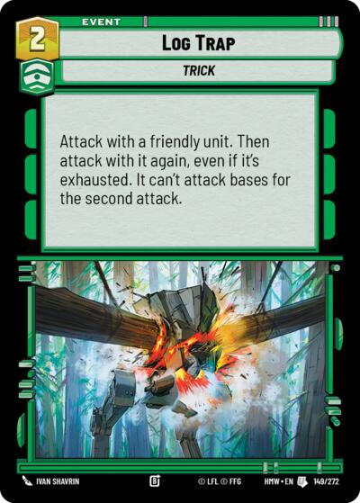 Log Trap – Homeworlds #149/272 Star Wars: Unlimited card