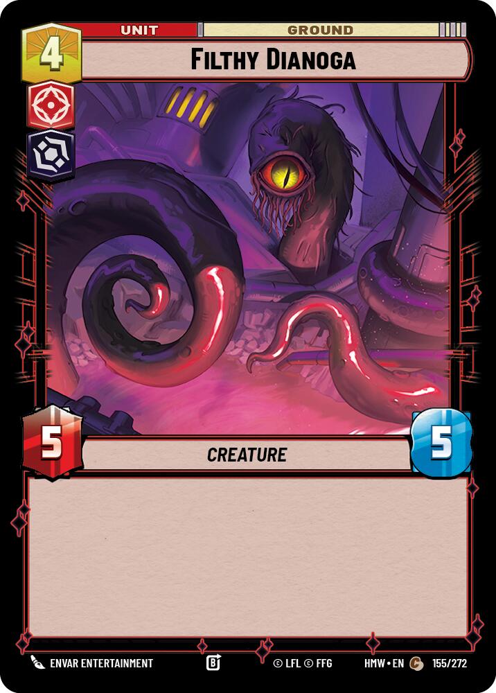 Filthy Dianoga – Homeworlds #155/272 Star Wars: Unlimited card