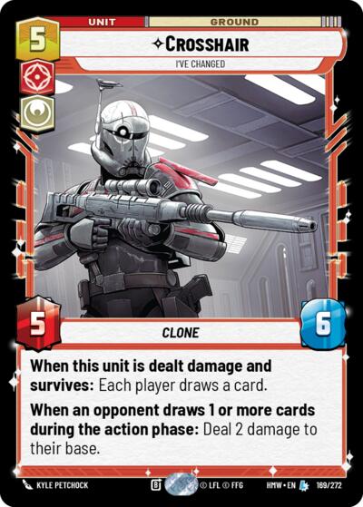 Crosshair - I've Changed – Homeworlds #169/272 Star Wars: Unlimited card