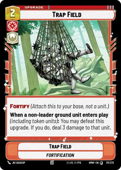 Trap Field – Homeworlds #171/272 Star Wars: Unlimited card