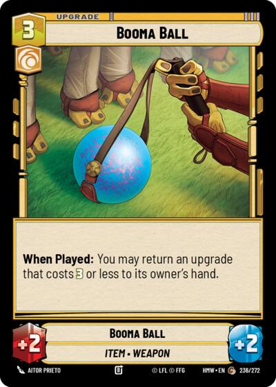 Booma Ball – Homeworlds #236/272 Star Wars: Unlimited card