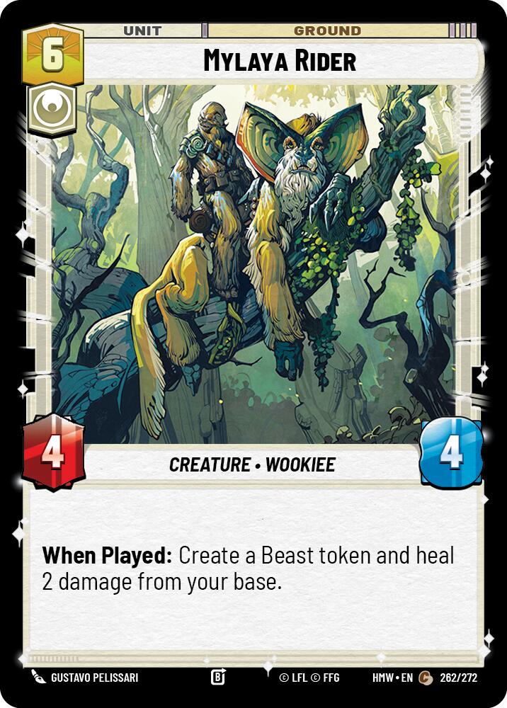 Mylaya Rider – Homeworlds #262/272 Star Wars: Unlimited card