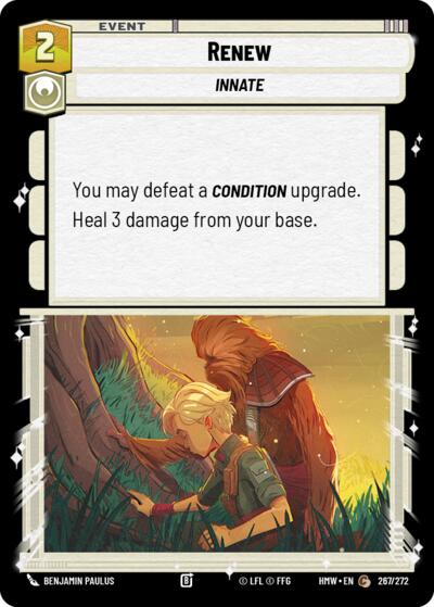 Renew – Homeworlds #267/272 Star Wars: Unlimited card