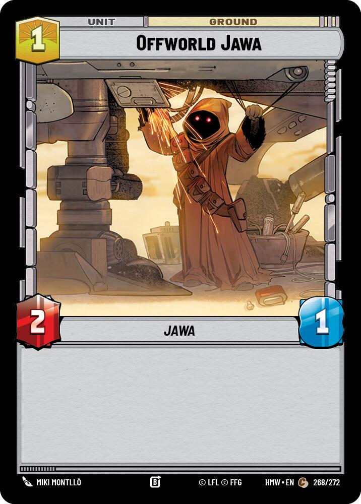 Offworld Jawa – Homeworlds #268/272 Star Wars: Unlimited card