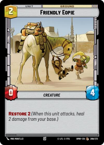 Friendly Eopie – Homeworlds #269/272 Star Wars: Unlimited card