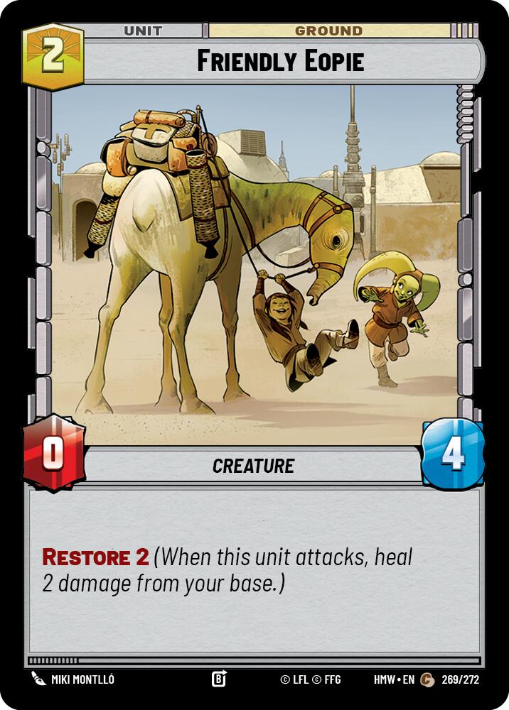 Friendly Eopie – Homeworlds #269/272 Star Wars: Unlimited card