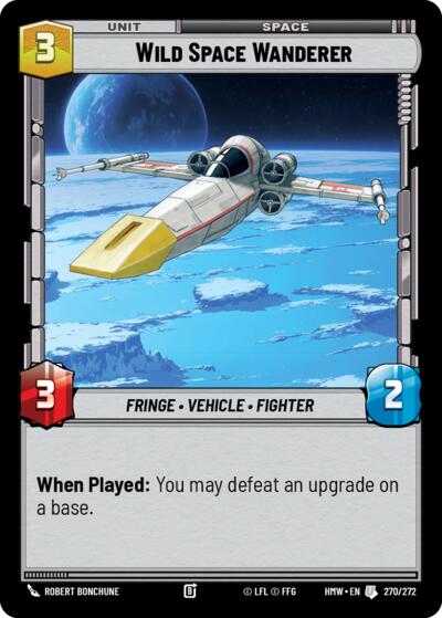 Wild Space Wanderer – Homeworlds #270/272 Star Wars: Unlimited card