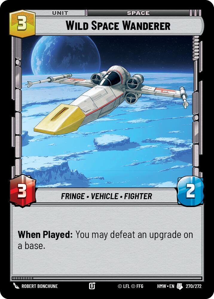 Wild Space Wanderer – Homeworlds #270/272 Star Wars: Unlimited card