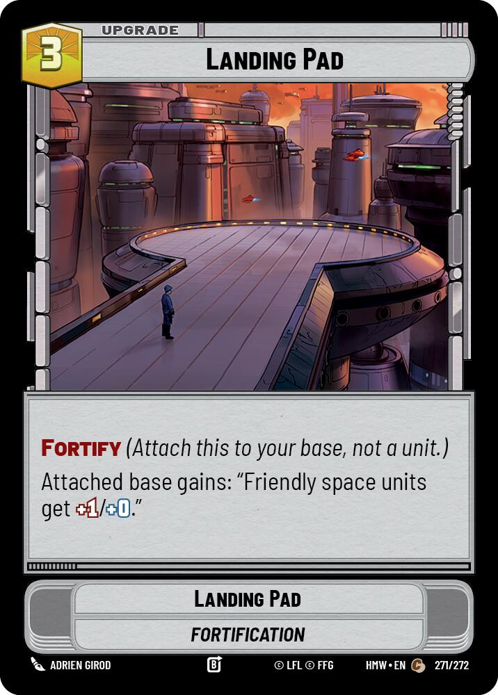 Landing Pad – Homeworlds #271/272 Star Wars: Unlimited card