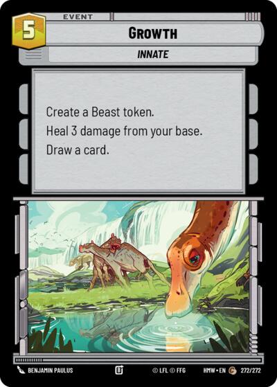 Growth – Homeworlds #272/272 Star Wars: Unlimited card