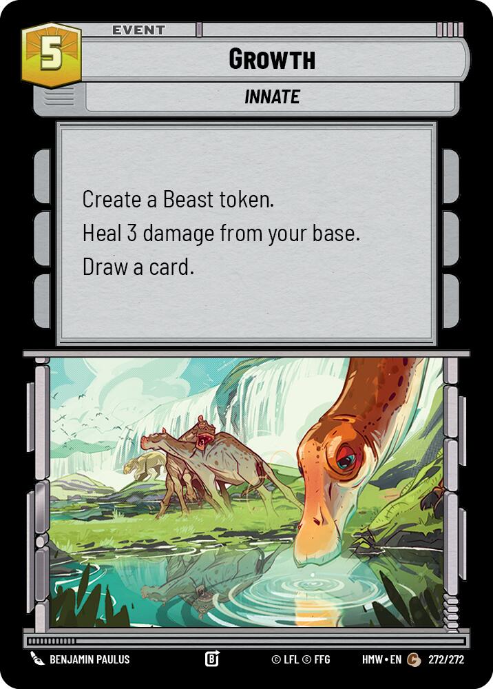 Growth – Homeworlds #272/272 Star Wars: Unlimited card